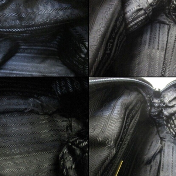 Prada Saffiano Handbag with metal and braided coil rope handles - Picture 11 of 11